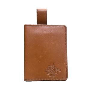 Vintage JAKE JOHNSON Handmade Brown Leather Bifold SIDEKICK Boot Wallet w Clip
